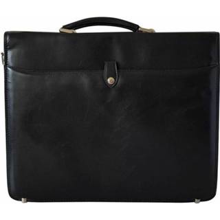 👉 Briefcase zwart leather onesize mannen Pre-owned Briefcases Prada Vintage , Heren