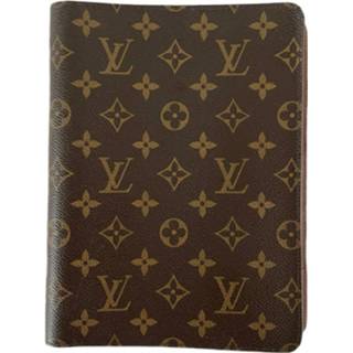 👉 Agenda bruin onesize vrouwen Pre-owned desk cover Louis Vuitton Vintage , Dames