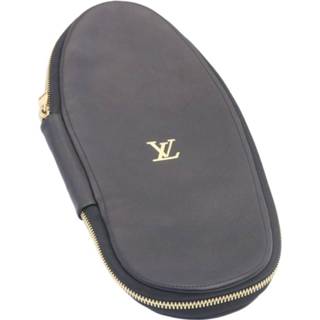 👉 Etui grijs leer onesize mannen Tweedehands leren Louis Vuitton Vintage , Heren