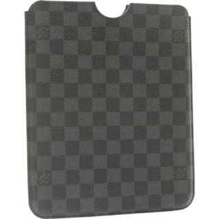 👉 Zwart canvas onesize vrouwen Pre-owned Ipad cases Louis Vuitton Vintage , Dames