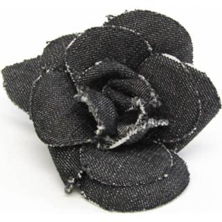 👉 Corsage zwart onesize vrouwen Tweedehands Camellia Chanel Vintage , Dames