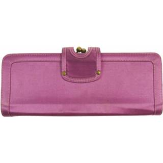 👉 Clutch paars onesize vrouwen Handbag Pochette Evening bag w. Chain Stella McCartney Pre-owned , Dames