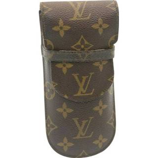 👉 Etui bruin onesize vrouwen Tweedehands a Lunettes Rabat Louis Vuitton Vintage , Dames