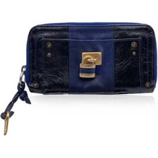 👉 Portemonnee blauw onesize vrouwen Paddington Zip Long Wallet Coin Purse Chloé Pre-owned , Dames