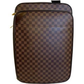 👉 Trolley bruin onesize vrouwen Pre-owned Personalised 55 Louis Vuitton Vintage , Dames