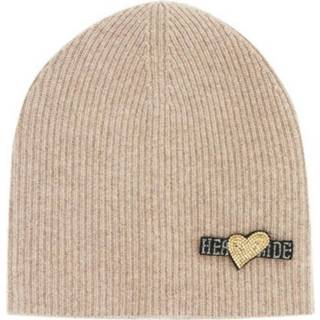 👉 Beanie beige onesize vrouwen Adna Knit Heartmade , Dames 5714442599569