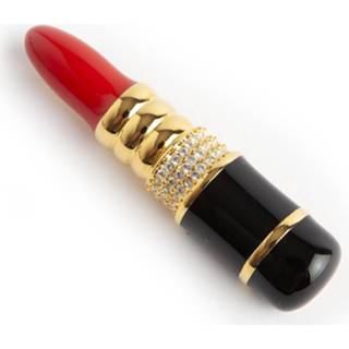 👉 Lippenstift rood onesize vrouwen Lipstick brooch Kenneth Jay Lane Pre-owned , Dames