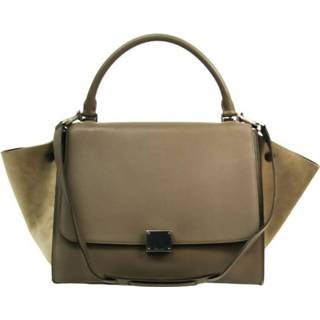 👉 Trapeze grijs onesize vrouwen Celine 169543Mdb Handbag Vintage , Dames