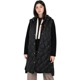 👉 Zwart vrouwen Ärmellose Daunenweste Max Mara Weekend , Dames