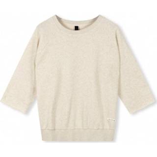 👉 Fleece sweater beige l vrouwen Raglan soft 10Days , Dames