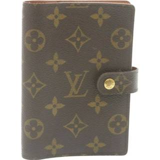 👉 Agenda bruin onesize unisex Pre-owned cover Louis Vuitton Vintage ,