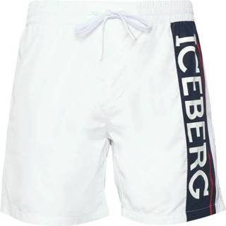 👉 Swimshort wit XL mannen Logo Iceberg , Heren