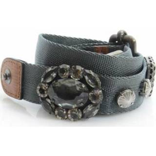 👉 Heupriem grijs onesize vrouwen Adjustable waist belt with stones Marni Pre-owned , Dames 1662299537651