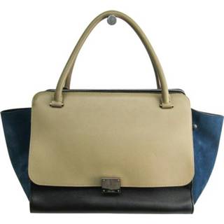 👉 Trapeze blauw onesize vrouwen Handbag Celine Vintage , Dames