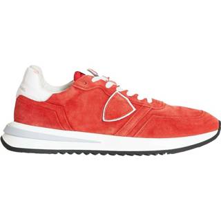 👉 Rouge rood vrouwen Tropez 2.1 Daim Lave - Sneakers Philippe Model , Dames