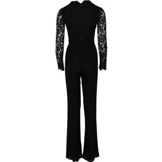 👉 Jumpsuit zwart vrouwen Kyara Tux Lace in Cotton Diane Von Furstenberg , Dames