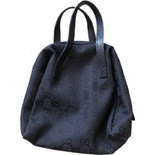 👉 Mini satchel zwart onesize vrouwen Pre-owned GG Gucci Vintage , Dames