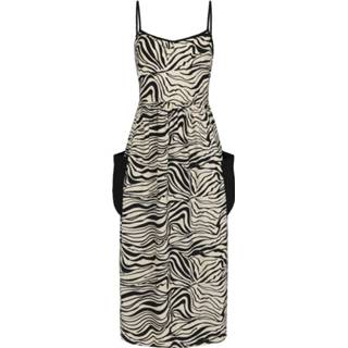 👉 Maxi dres vrouwen s meerkleurig Hell Bunny - Zebra Dress Lange jurk 5057633216822