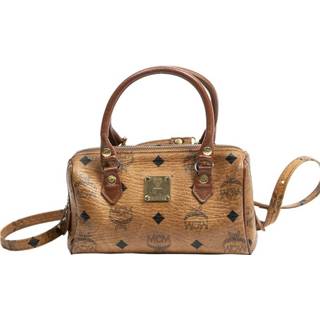 👉 Mini satchel bruin onesize vrouwen MCM Pre-owned , Dames