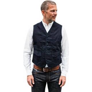 👉 Hemd zwart l mannen Katoenen met visgraatmotief Scarti-Lab , Heren