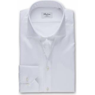 👉 Hemd wit mannen Slimline Hemd, Stretch Stenströms , Heren