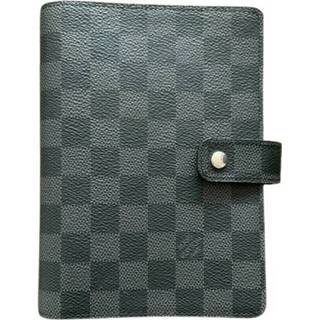 👉 Agenda graphite zwart onesize unisex Pre-owned Damier Cover Louis Vuitton Vintage ,