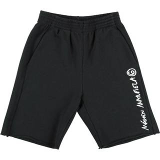 👉 Sweat short zwart mannen Cotton MM6 shorts Maison Margiela , Heren