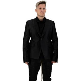 👉 Blazer zwart mannen Single-breasted Rick Owens , Heren