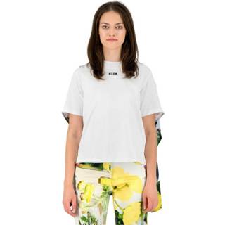 👉 Print T-shirt wit XL vrouwen Rear Msgm , Dames