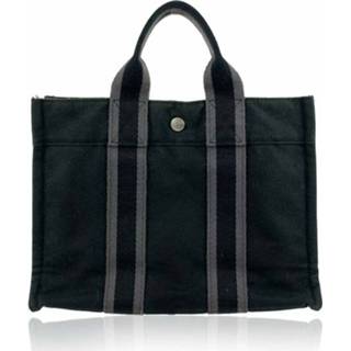 👉 Draagtas zwart onesize vrouwen Fourre Tout PM Hermès Vintage , Dames