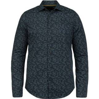 👉 Shirt lange mouw blauw l mannen Long sleeve poplin with all- night sky PME Legend , Heren