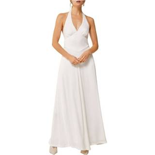 👉 Dress wit vrouwen Halter Bridal IVY & OAK , Dames