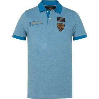 👉 Short sleeve blauw s mannen polo two tone PME Legend , Heren 8719419717646