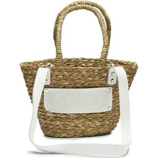 Beige small onesize vrouwen beach bag Núnoo , Dames 5714176050138