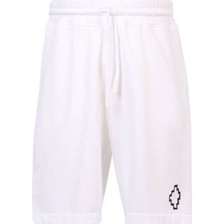 👉 Bermuda wit m mannen Logo-print shorts Marcelo Burlon , Heren