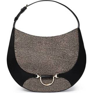 👉 Zwart onesize vrouwen Borsa 110 Hobo Borbonese , Dames 8053363472344