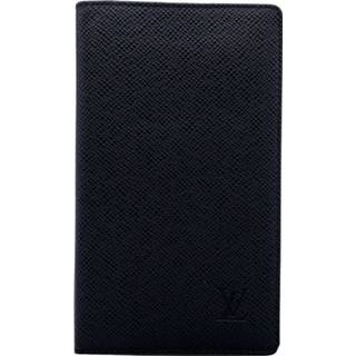 👉 Agenda zwart m mannen Pre-owned Pocket Cover Card Holder Louis Vuitton Vintage , Heren