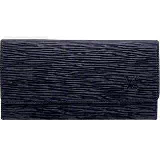 👉 Portemonnee zwart s unisex Pre-owned Bifold Bill Wallet Louis Vuitton Vintage ,