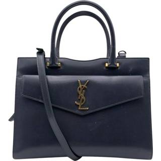 👉 Schoudertas grijs m vrouwen Pre-owned Uptown Satchel Shoulder Bag Saint Laurent Vintage , Dames