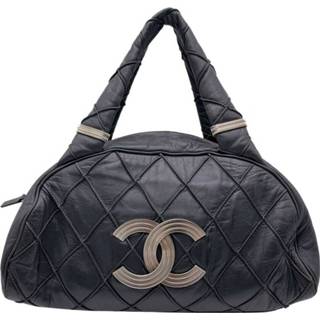 👉 Grijs m vrouwen Pre-owned Bowler Bag Chanel Vintage , Dames