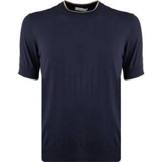 👉 Short sleeve blauw XL mannen Crewneck Jumper With Paolo Pecora , Heren