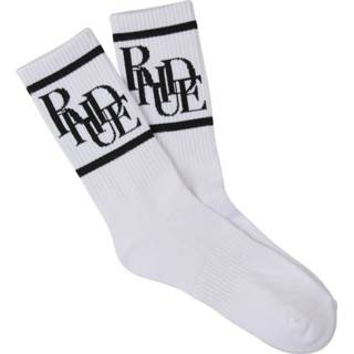 👉 Sock wit onesize mannen Striped Logo Socks Rhude , Heren