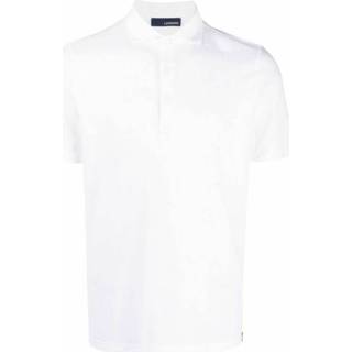 👉 Poloshirt wit mannen Emlpmc56Em58020100 Cotton Polo Shirt Lardini , Heren