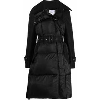 👉 Downjacket zwart vrouwen Down Jacket Sacai , Dames 8056998731671