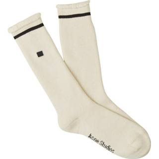 👉 Sock beige onesize vrouwen Face Socks Acne Studios , Dames