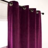 👉 Gordijn violet fluweel paars Cheverny 140x250cm 3589721370823