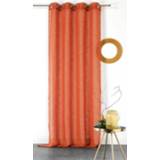 👉 Julie glasgordijn met oogjes baksteen 140x240cm 3083293182896