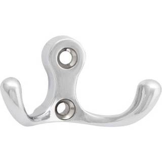 👉 Chroom Walteco dubbele haak Romero II gepolijst 8592485079876