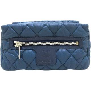 👉 Clutch blauw onesize vrouwen Pre-owned Chanel Vintage , Dames
