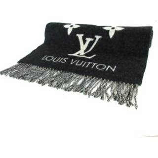 👉 Sjaal zwart onesize vrouwen Pre-owned Cashmere Scarves Louis Vuitton Vintage , Dames